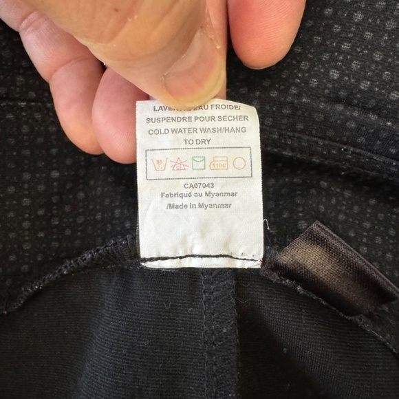 Studio Point Women's Black Allover Dot Pattern Legging Dress Pants Size Medium - Picture 8 of 13